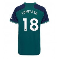 Dámy Fotbalový dres Arsenal Takehiro Tomiyasu #18 2023-24 Třetí Krátký Rukáv